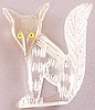 BP175 lucite fox pin